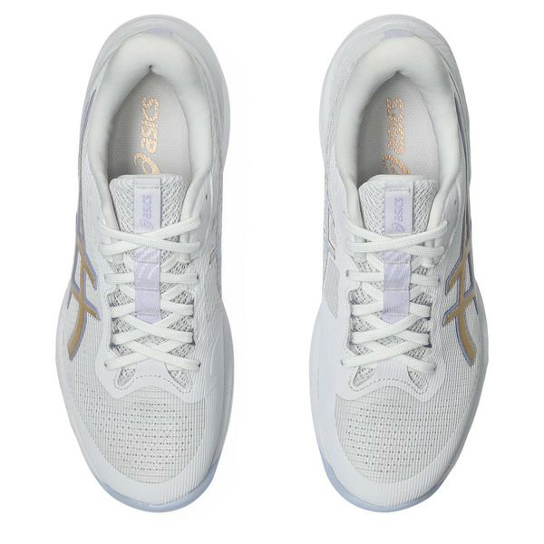 アシックス ネットバーナー バリスティック FF 4 ホワイト シャンパン レディース 2025