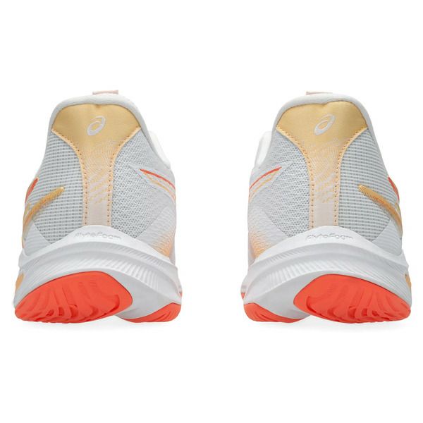 アシックス ネットバーナー バリスティック FF 4 ホワイト ヴィヴィッドコーラル レディース 2025