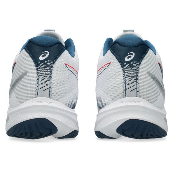 アシックス ネットバーナー バリスティック FF 4 ミッドカット ホワイト マコブルー 2025