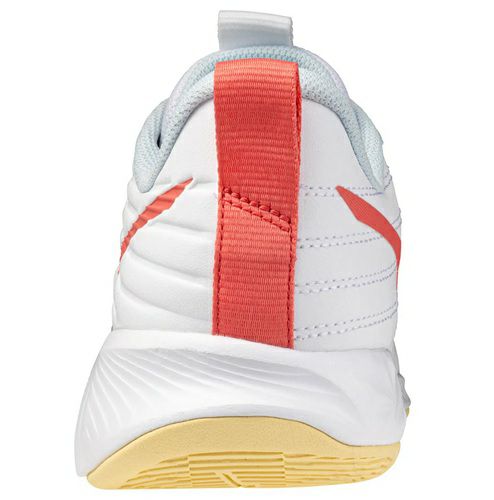 ミズノ ウエーブ モーメンタム プロ ホワイト カリプソコーラル レディース 2025