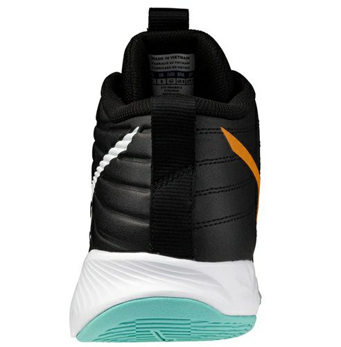 ミズノ ウエーブ モーメンタム プロ ミッドカット ブラック アイスグリーン 2025