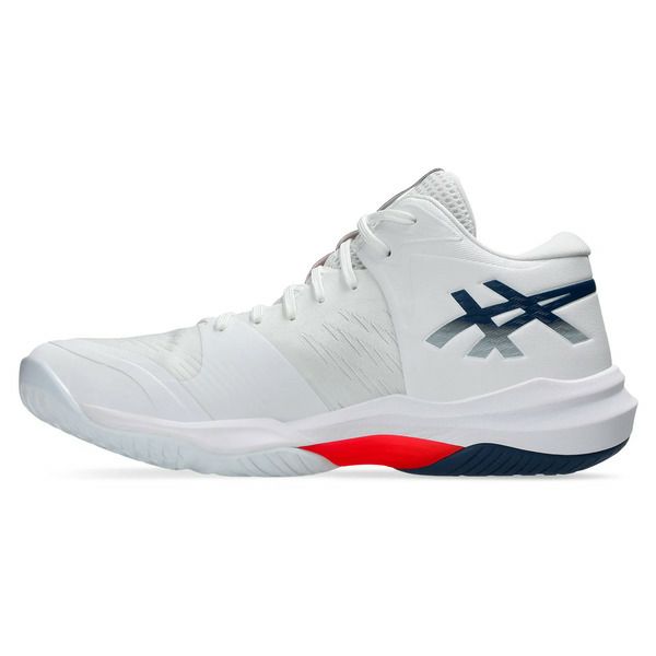 アシックス スカイ エリート FF 3 ミッドカット ホワイト マコブルー 2025