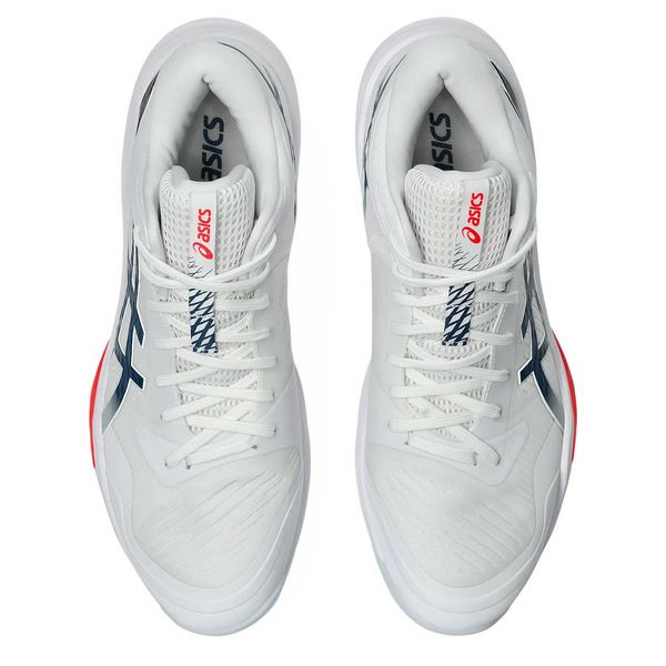 アシックス スカイ エリート FF 3 ミッドカット ホワイト マコブルー 2025