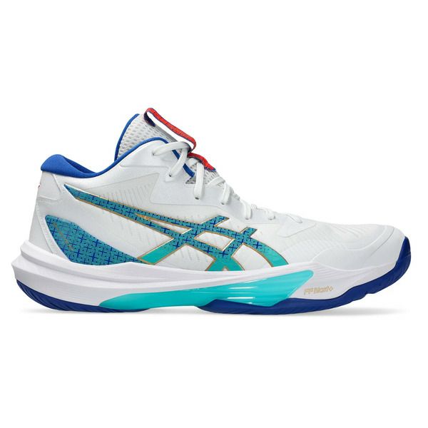 限定★アシックス スカイ エリート FF 3 ミッドカット ホワイト アシックスブルー 2025