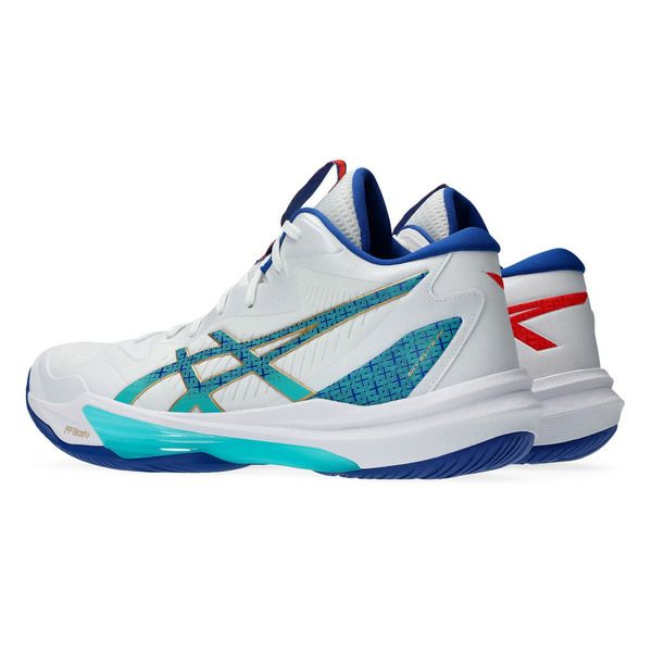 限定★アシックス スカイ エリート FF 3 ミッドカット ホワイト アシックスブルー 2025