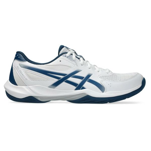 アシックス ゲルロケット 12 ホワイト マコブルー 2025