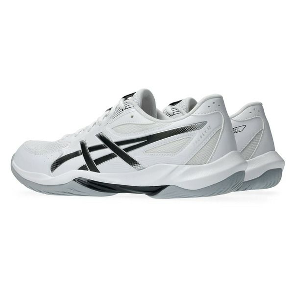 アシックス ゲルロケット 12 ホワイトブラック 2025