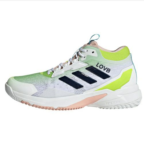 アディダス クレイジーフライト 6 ミッドカット ブルー&グリーン レディース 2025