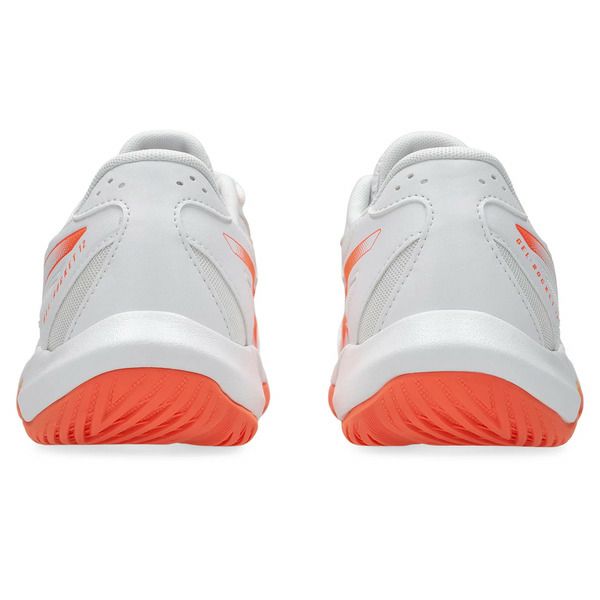 アシックス ゲルロケット 12 ホワイト ヴィヴィッドコーラル レディース 2025