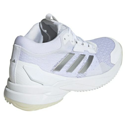 アディダス クレイジーフライト 6 ミッドカット フットウェアホワイト シルバーメタリック レディース 2025