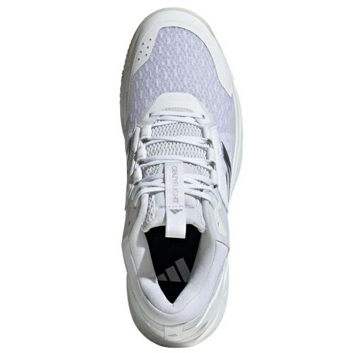 アディダス クレイジーフライト 6 ミッドカット フットウェアホワイト シルバーメタリック レディース 2025