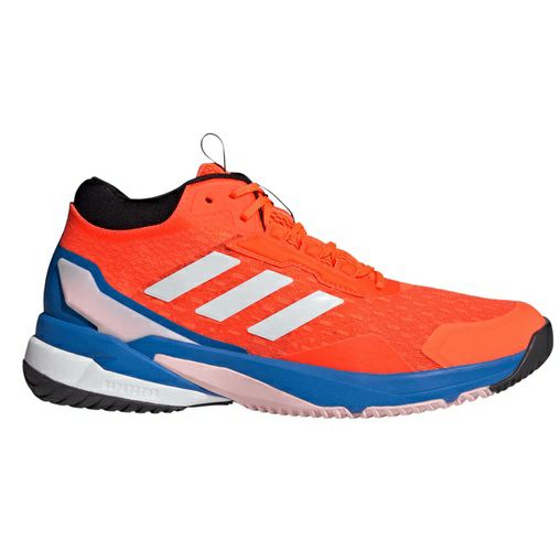 アディダス クレイジーフライト 6 ミッドカット ブライトロイヤル チームソーラーオレンジ 2025