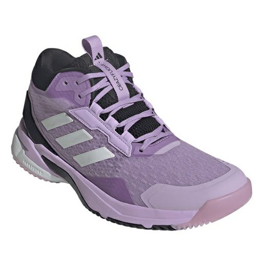 アディダス クレイジーフライト 6 ミッドカット パウダープラム レディース 2025