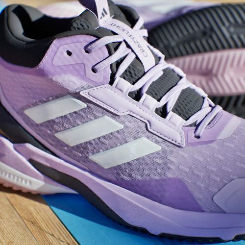 アディダス クレイジーフライト 6 ミッドカット パウダープラム レディース 2025