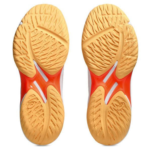 アシックス ビヨンド FF ホワイト ヴィヴィッドコーラル レディース 2025