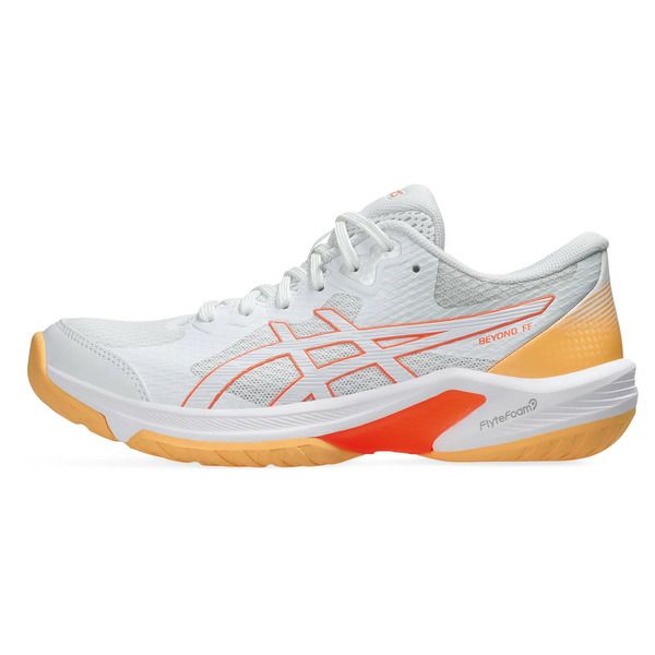 アシックス ビヨンド FF ホワイト ヴィヴィッドコーラル レディース 2025