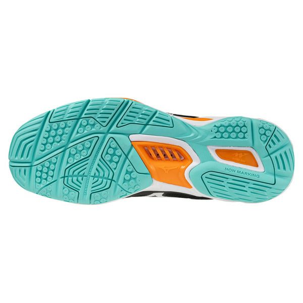 ミズノ ウエーブ ステルス 6 ブラック アイスグリーン 2025