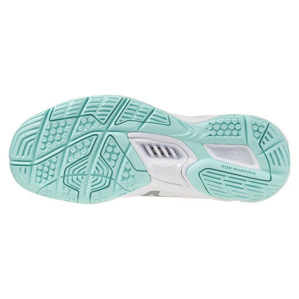 ミズノ ウエーブ ステルス 6 ホワイト ブルーティント レディース 2025