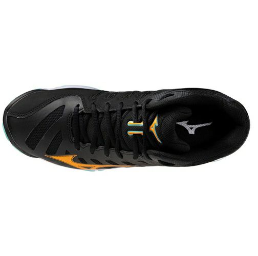 ミズノ ウエーブ ボルテージ 2 ミッドカット ブラック アイスグリーン 2025