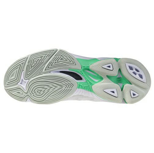 ミズノ ウエーブ ボルテージ 2 ホワイト フローズンエメラルド 2025