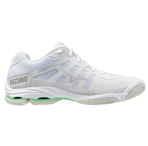 ミズノ ウエーブ ボルテージ 2 ホワイト フローズンエメラルド 2025