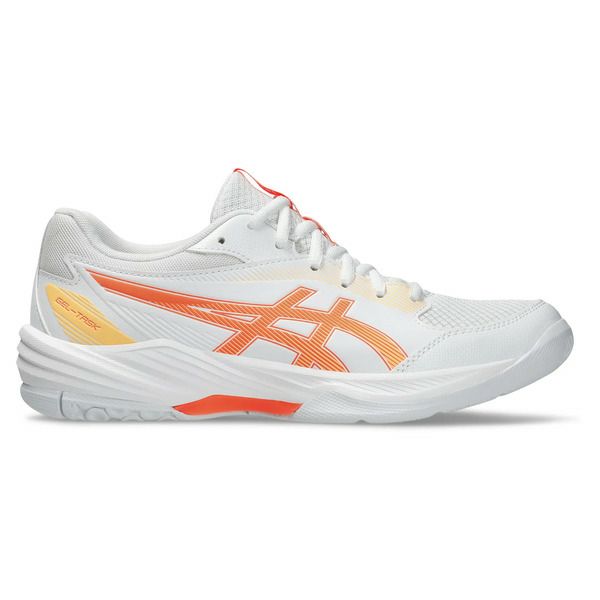 アシックス ゲルタスク 4 ホワイト ヴィヴィッドコーラル レディース 2025