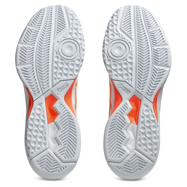 アシックス ゲルタスク 4 ホワイト ヴィヴィッドコーラル レディース 2025