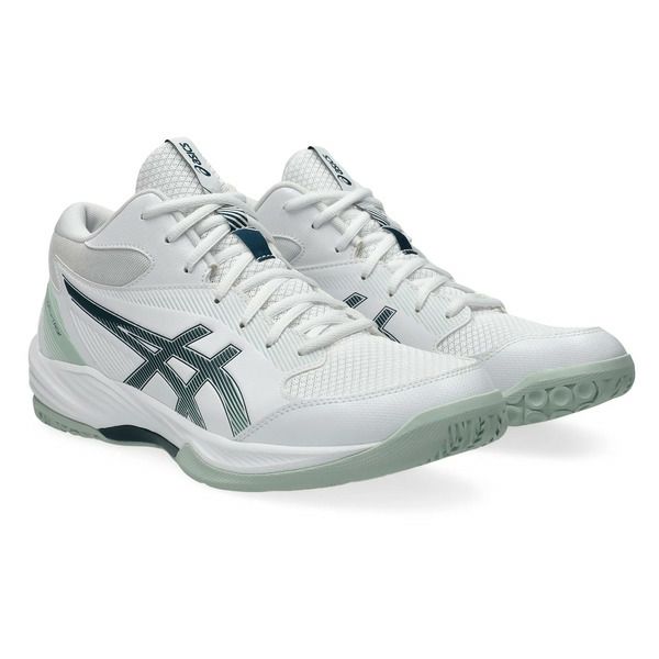 アシックス ゲルタスク 4 ミッドカット ホワイト トランキルティール 2025