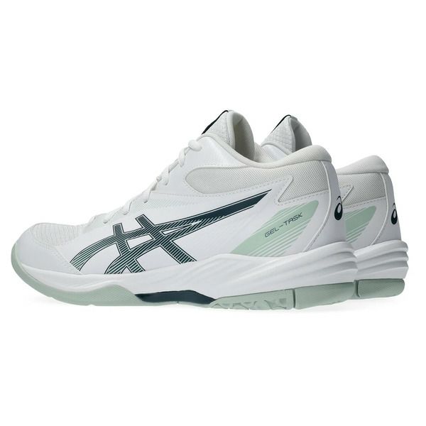 アシックス ゲルタスク 4 ミッドカット ホワイト トランキルティール 2025