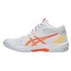 アシックス ゲルタスク 4 ミッドカット ホワイト ヴィヴィッドコーラル レディース 2025