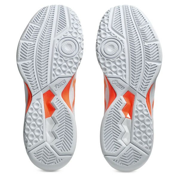 アシックス ゲルタスク 4 ミッドカット ホワイト ヴィヴィッドコーラル レディース 2025