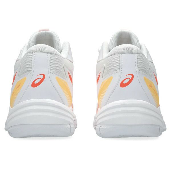 アシックス ゲルタスク 4 ミッドカット ホワイト ヴィヴィッドコーラル レディース 2025