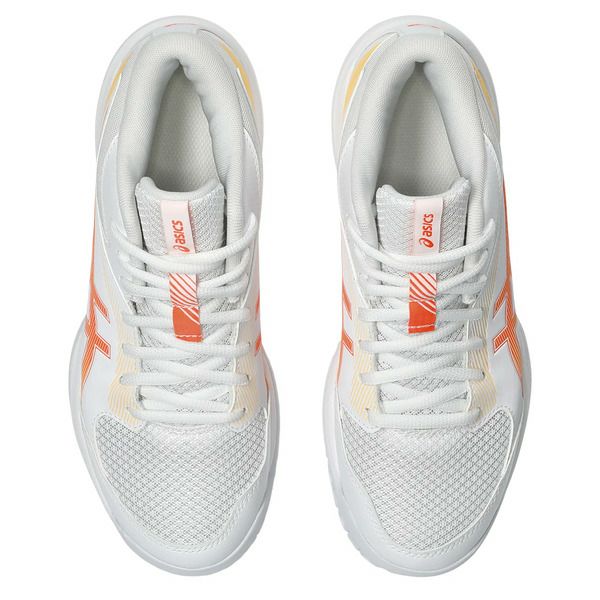 アシックス ゲルタスク 4 ミッドカット ホワイト ヴィヴィッドコーラル レディース 2025