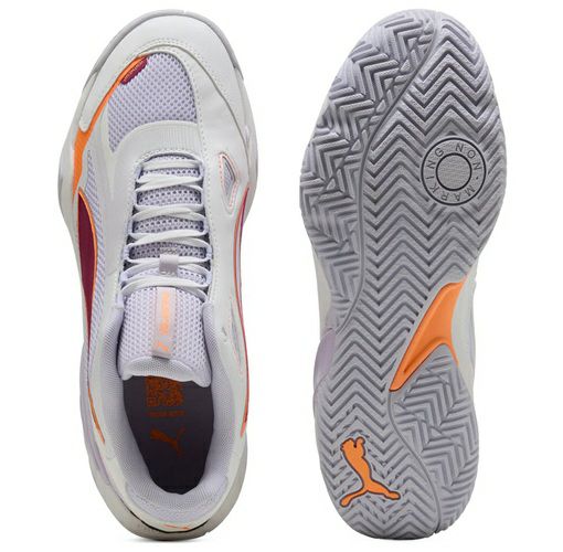 プーマ ソーラーストライク 4 プーマホワイト ヒートファイヤー レディース 2025