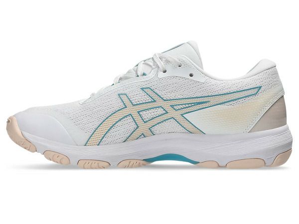 数量限定★アシックス ゲルネットバーナー アカデミー 10 ホワイト ワイルドブラッサム レディース 2025