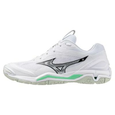 MIZUNO - Mizuno ハンドボールシューズ ホワイト×ブラック×イエロー Amazon | [ミズノ] ハンドボールシューズ ウエーブステルス V