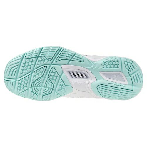 ミズノ ウエーブ ファントム 3 ホワイト ブルーティント レディース 2025