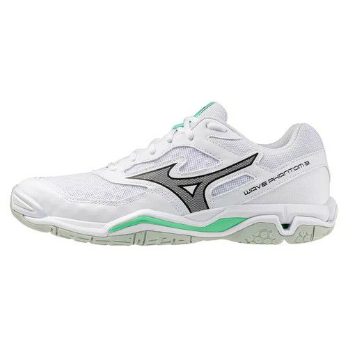 ミズノ ウエーブ ファントム 3 ホワイト フローズンエメラルド 2025