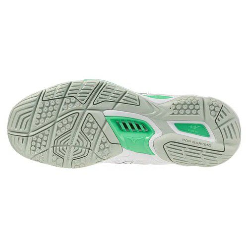 ミズノ ウエーブ ファントム 3 ホワイト フローズンエメラルド 2025