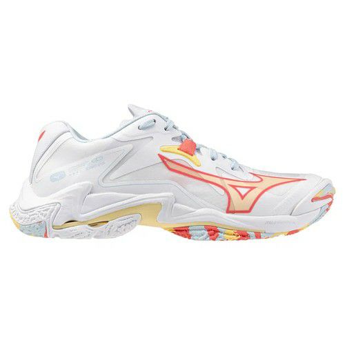 ミズノ ウエーブ ライトニング Z8 ホワイト カリプソコーラル レディース 2025