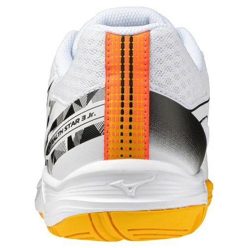 ミズノ ステルス スター 3 ホワイト ファイアリーコーラル ジュニア 2025
