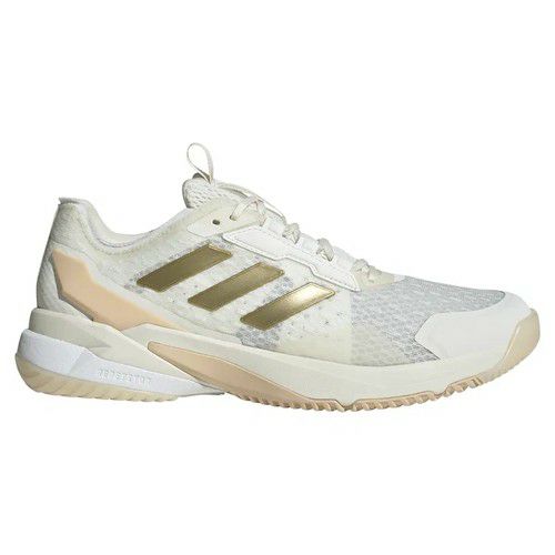 アディダス クレイジーフライト 6 フットウェアホワイト ゴールドメタリック レディース 2025