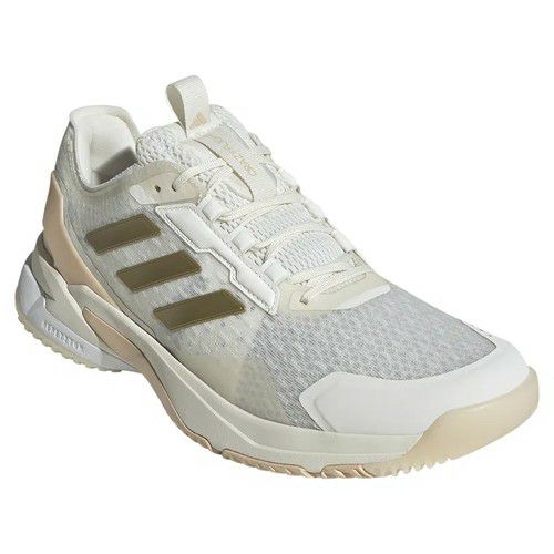 アディダス クレイジーフライト 6 フットウェアホワイト ゴールドメタリック レディース 2025