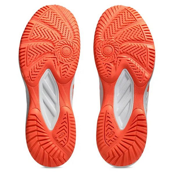 アシックス アップコート 6 ホワイト ビビッドコーラル レディース 2025