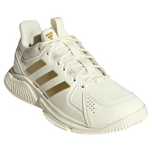 アディダス コートフライト ホワイト ゴールドメタリック レディース 2025