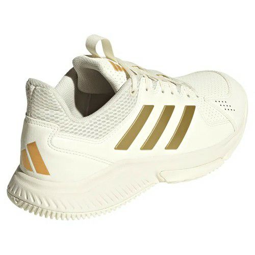 アディダス コートフライト ホワイト ゴールドメタリック レディース 2025