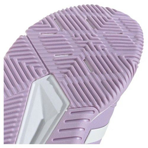 アディダス コートフライト パウダープラム フットウェアホワイト レディース 2025