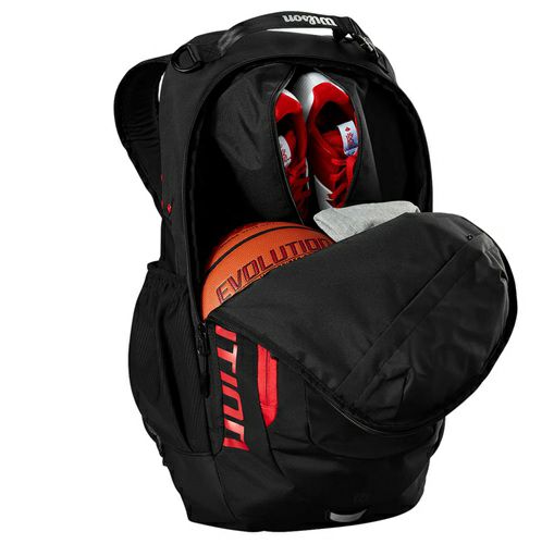 ウィルソン エボリューション バスケットボール ギアパック スカーレット 2025