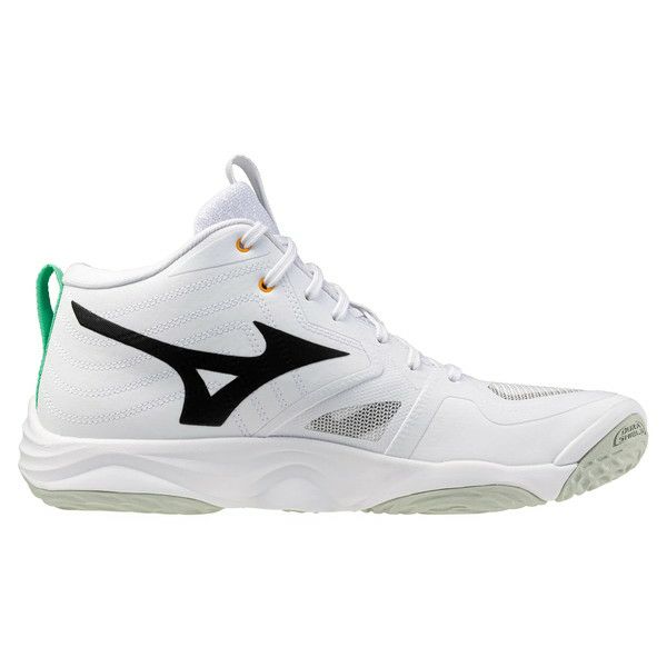 アガメムノン(白) (今月限定) ミズノ ウエーブ モーメンタム エリート ミッドカット ホワイト