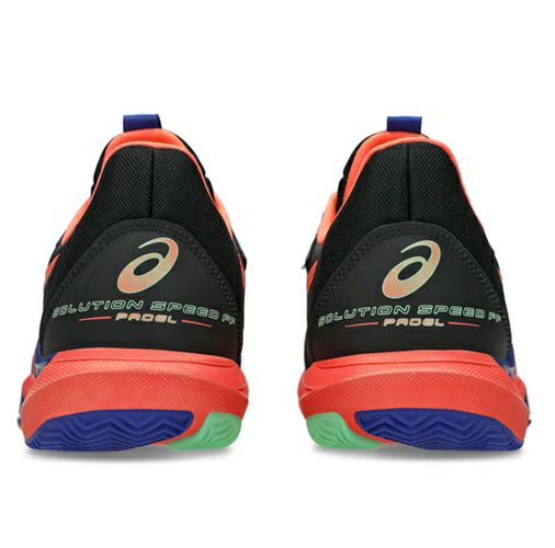 アシックス ソリューション スピード FF 3 パデル ブラック ビビッドコーラル 2025